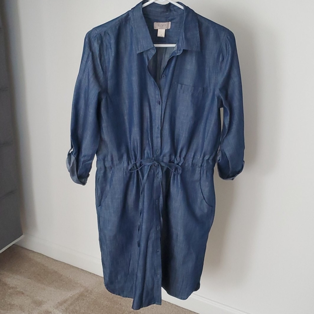 Button up dress